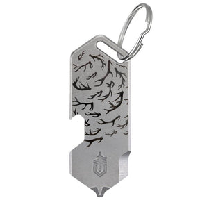 Gerber Shard DT Series 1074040 Antlers Keychain Mini Multi-Tool, 3-Function, Stainless Steel, Silver