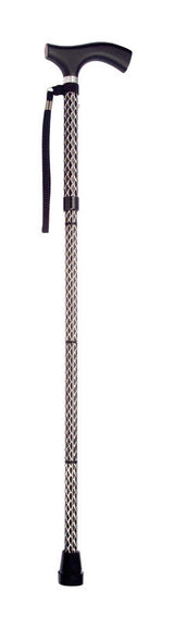 Brazos Walking Sticks Soiree Folding Walking Stick Aluminum 1 pk