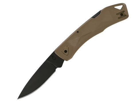 Gerber 1074498 Folding Knife, 2.7 in L Blade, Stainless Steel Blade, Ergonomic Handle, Coyote Brown Handle