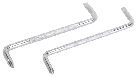 Vulcan JLO-020 Screwdriver Offset Set, 2-Piece, Chrome Vanadium Steel, Chrome, Chrome