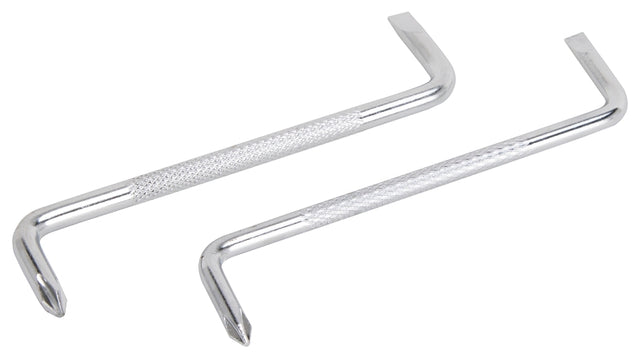 Vulcan JLO-020 Screwdriver Offset Set, 2-Piece, Chrome Vanadium Steel, Chrome, Chrome