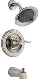 Delta 144996C-BN Bathtub and Shower Faucet with Valve, Single Function Showerhead, 1.75 gpm Showerhead, 1 Spray Settings