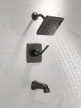 Delta Monitor Geist Series 144864-OB Tub and Shower Faucet, Single Function Showerhead, 1.75 gpm Showerhead, 6 gpm Tub