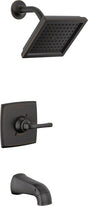 Delta Monitor Geist Series 144864-OB Tub and Shower Faucet, Single Function Showerhead, 1.75 gpm Showerhead, 6 gpm Tub