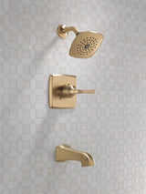 Delta Monitor 14, Knoxville Series 144854-CZ Tub and Shower Faucet, Single Function Showerhead, 1.75 gpm Showerhead