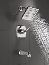 Delta Monitor 14, Geist Series 144864 Tub and Shower Faucet, Single Function Showerhead, 1.75 gpm Showerhead, 6 gpm Tub