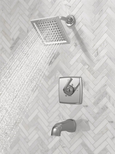Delta Monitor 14, Geist Series 144864 Tub and Shower Faucet, Single Function Showerhead, 1.75 gpm Showerhead, 6 gpm Tub