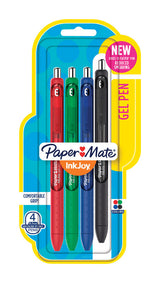 Paper Mate Ink Joy Assorted Retractable Gel Pen 4 pk, Pack of 6