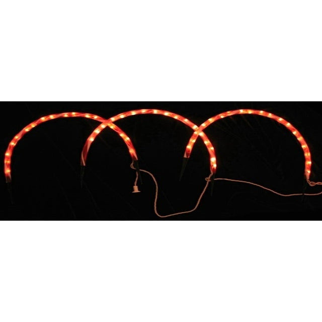 Santas Forest 58801 Candy Cane Pathway Marker, 12 in