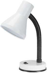 Boston Harbor TL-TB-134-WH-3L Flexible Desk Lamp, 120 V, 60 W, 1-Lamp, CFL Lamp, White Fixture, White