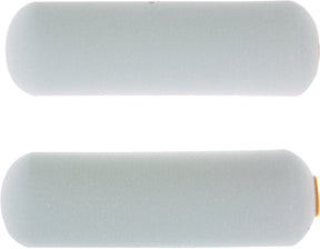 Linzer MR200-2 Roller Cover, White, 1/4 in Thick Nap, 4 in L, Foam Cover, 6/PK