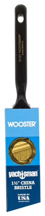 Wooster Yachtsman Z1121-2-1/2 Paint Brush, 2-1/2 in W, 2-5/8 in L Bristle, Synthetic China Bristle, Angular Handle