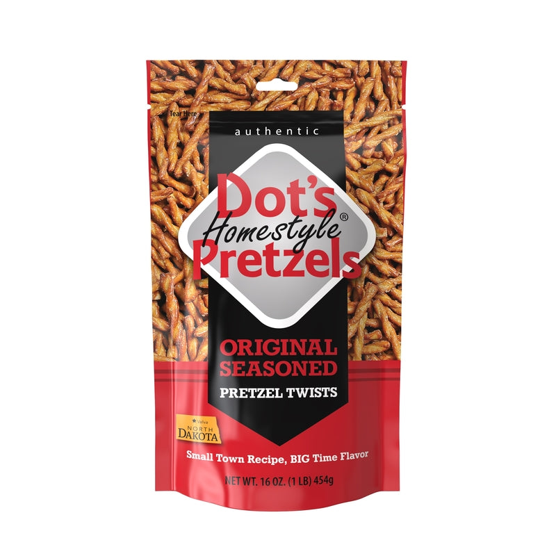 Dot's Homestyle Original Pretzels 16 oz Bagged, Pack of 10