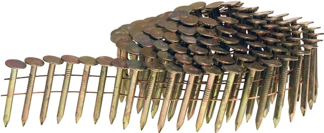 Senco M003104 Roofing Nail, 1-1/4 in L, Steel, Full Round Head, Smooth Shank
