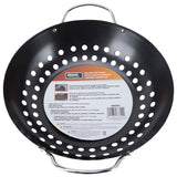 Omaha BBQ-33002 Grill Basket, 13-1/2 in L, Steel, Black, Build-in Handle, Pack of 6