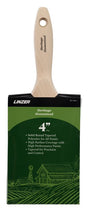 Linzer HH1760-4 Varnish/Wall Brush, 4 in W, 3-1/2 in L Bristle, Polyester Bristle