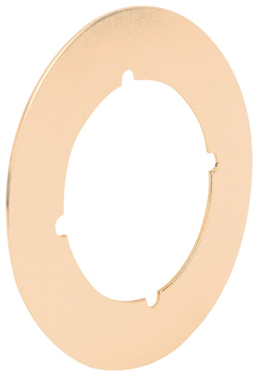 Defender Security U 9524 Door Cover Plate, Steel, Brass, For: 2-1/8 in Bore Locks