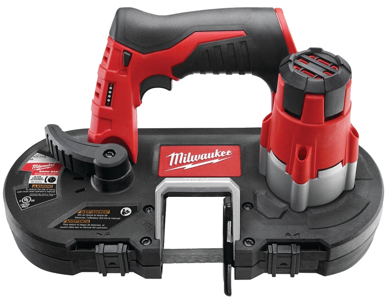 Milwaukee 2429-20 Band Saw, Tool Only, 12 V Battery, 27 in L Blade, 1/2 in W Blade, 1-5/8 in Cutting Capacity