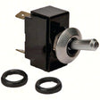 Satin Chrome Tip Lit Illuminated Toggle Switch