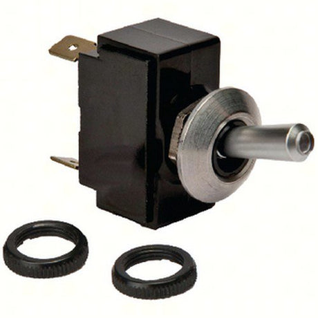 Satin Chrome Tip Lit Illuminated Toggle Switch