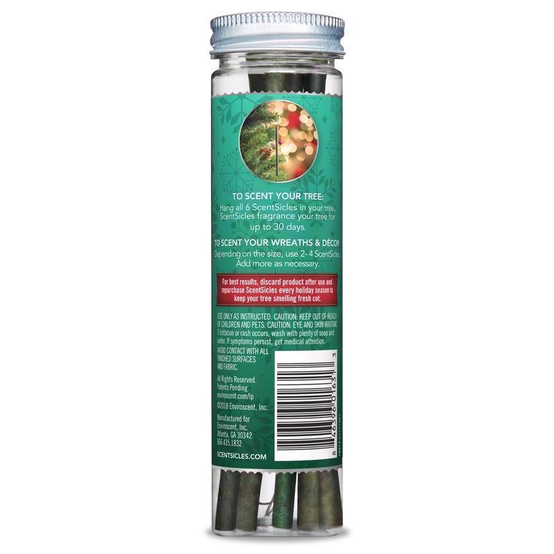 Scentsicles Green O Christmas Tree Ornament, Pack of 12