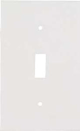 M-D 03434 Series Wallplate Sealer, For: Standard 1-Gang Switch Plates, Foam, White