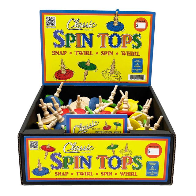 Aero-Motion Spin Top Assorted 1 pc, Pack of 72