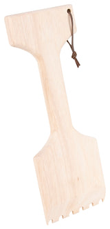 Omaha KJG01D Wooden Grill Scraper, Wood Handle, 13-1/4 in L