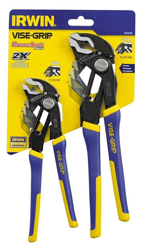 Irwin 2078709 Pliers Set, Steel, Blue/Yellow