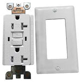 Genmax TR20WST GFCI Receptacle/Outlet, 20 A, White