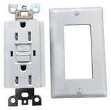 Genmax TRWR15WST GFCI Wall Receptacle, 15 A, White