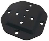 Nuvo Iron HDWPCP4B Wood Post Connector Plate, 1 in H x 5-1/4 in W x 5-1/4 in D Dimensions, 4 x 4 in Column/Post, Steel