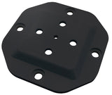 Nuvo Iron HDWPCP4B Wood Post Connector Plate, 1 in H x 5-1/4 in W x 5-1/4 in D Dimensions, 4 x 4 in Column/Post, Steel