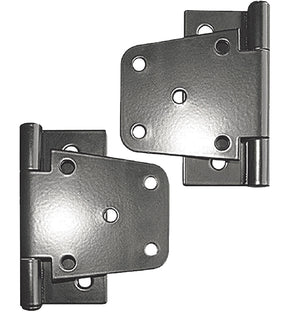 Nuvo Iron TH4BLK/B Tee Hinge, 4 in H Frame Leaf, Galvanized Steel, Black, Powder-Coated Satin, Surface Mounting