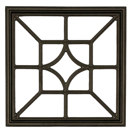Nuvo Iron ACW54 Fence and Gate Insert, Diamond/Square, Aluminum, Black, Powder-Coated