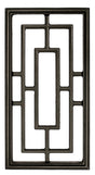 Nuvo Iron ACW57 Fence and Gate Insert, Rectangular, Aluminum, Black, Powder-Coated