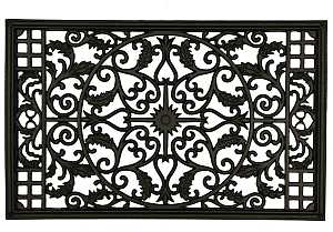 Nuvo Iron ACW61 Series Gate Fence Insert, 15 x 24 in Dimensions, Rectangular, Aluminum, Black