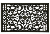 Nuvo Iron ACW61 Series Gate Fence Insert, 15 x 24 in Dimensions, Rectangular, Aluminum, Black
