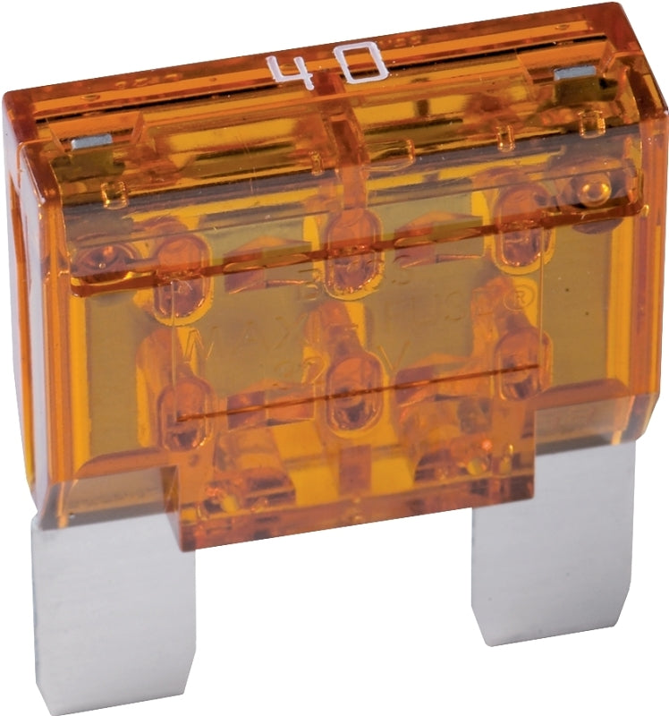 Bussmann BP/MAX-40-RP Automotive Fuse, 1 kA Interrupt, Blade Fuse, 32 VDC, 40 A