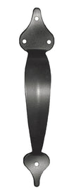 Nuvo Iron GHW10 Gate Pull Handle, Steel, Black, Galvanized /Powder-Coated