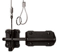Nuvo Iron GLWHD Gate Latch, Galvanized Steel, Powder-Coated