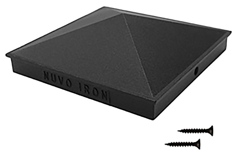 Nuvo Iron PCP03 Pyramid Post Cap, Aluminum
