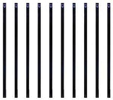 Nuvo Iron RCTB32 Baluster, 32 in L, Rectangular, Steel, Black, Galvanized