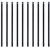 Nuvo Iron RCTB38 Baluster, 38 in L, Rectangular, Steel, Black, Galvanized