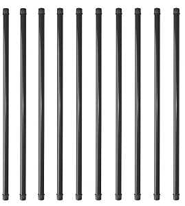 Nuvo Iron RDPS26 Tubing Baluster, 26 in L, Round, Steel, Galvanized