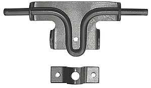 Nuvo Iron SBL Slide Bolt Latch, 5-3/4 in L Bolt, Galvanized Steel