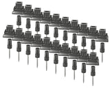Nuvo Iron SQMDRA Series Deck Rail Connector, For: 3/4 in Square Balusters, Steel