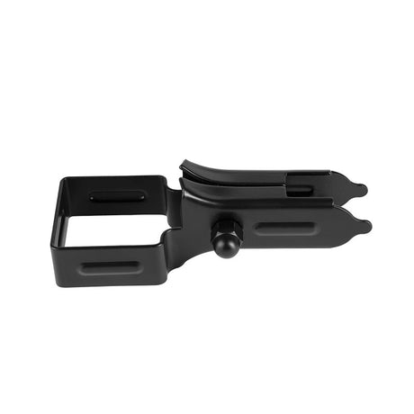 Nuvo Iron BU04RTXB Universal Bracket, Steel, Textured Black, Galvanized, For: Fence Panels
