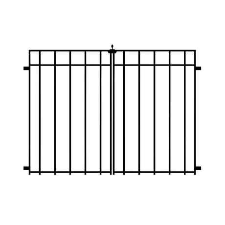 Nuvo Iron CDGQF2 Coral Double Gate, 24 in W Gate, 34 in H Gate