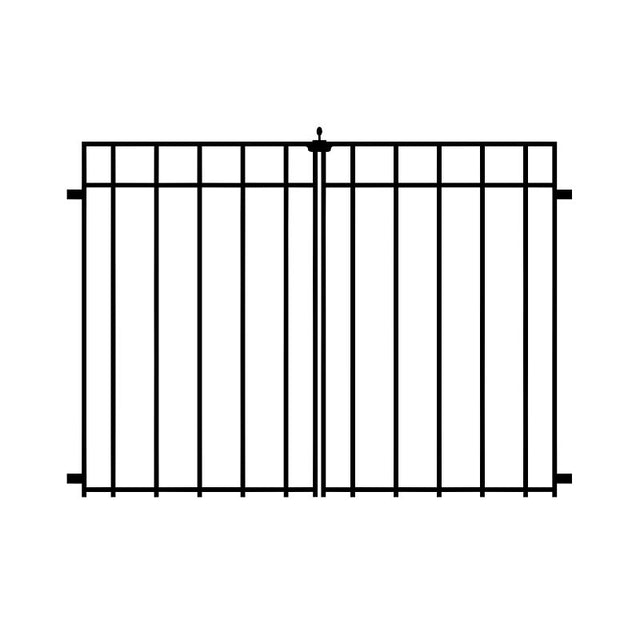 Nuvo Iron CDGQF2 Coral Double Gate, 24 in W Gate, 34 in H Gate